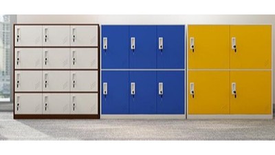 教室学生铁皮柜颜色亮丽