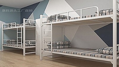 东莞铁床厂生产上下铺铁床